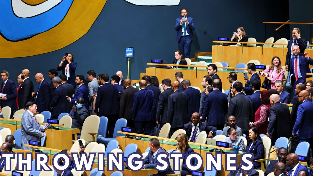 THROWING STONES