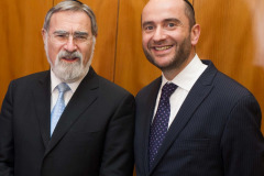 Rabbi Dunner with Rabbi Jonathan Sacks
