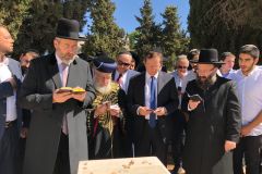 Rabbi Dunner with President Herzog of Israel