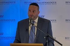 Rabbi Dunner addresses the Rabbi Sacks memorial