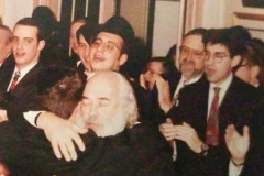 Rabbi Dunner dancing with Rabbi Shlomo Carlebach