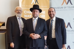 Rabbi Dunner accompanies Moscow Chief Rabbi and Conference of European Rabbis President, Rabbi Pinchas Goldschmidt, to the Museum of Tolerance, Los Angeles (November 2016)